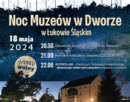 Noc Muzeów w Dworze w Łukowie Śląskim