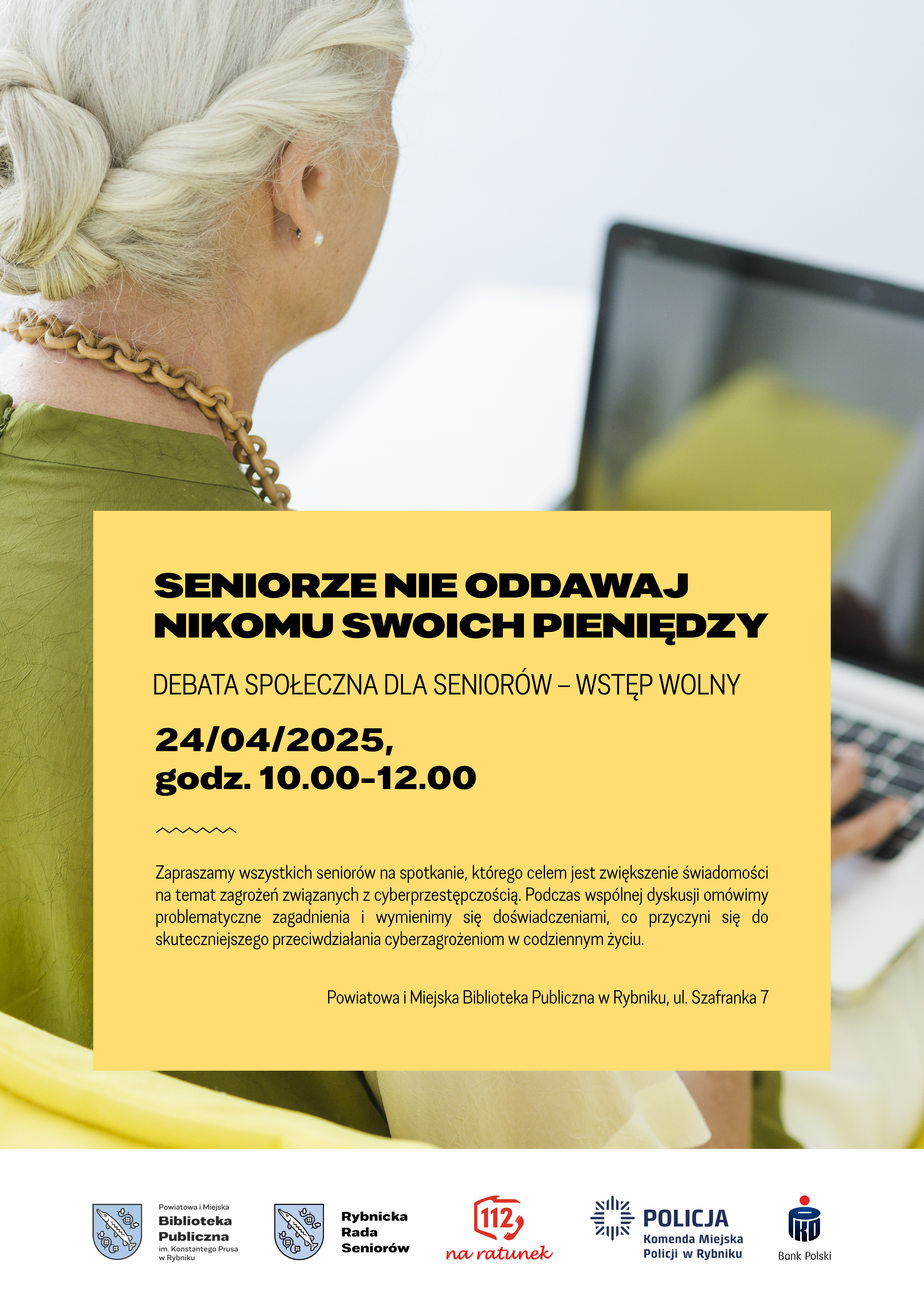 Plakat promujący spotkanie