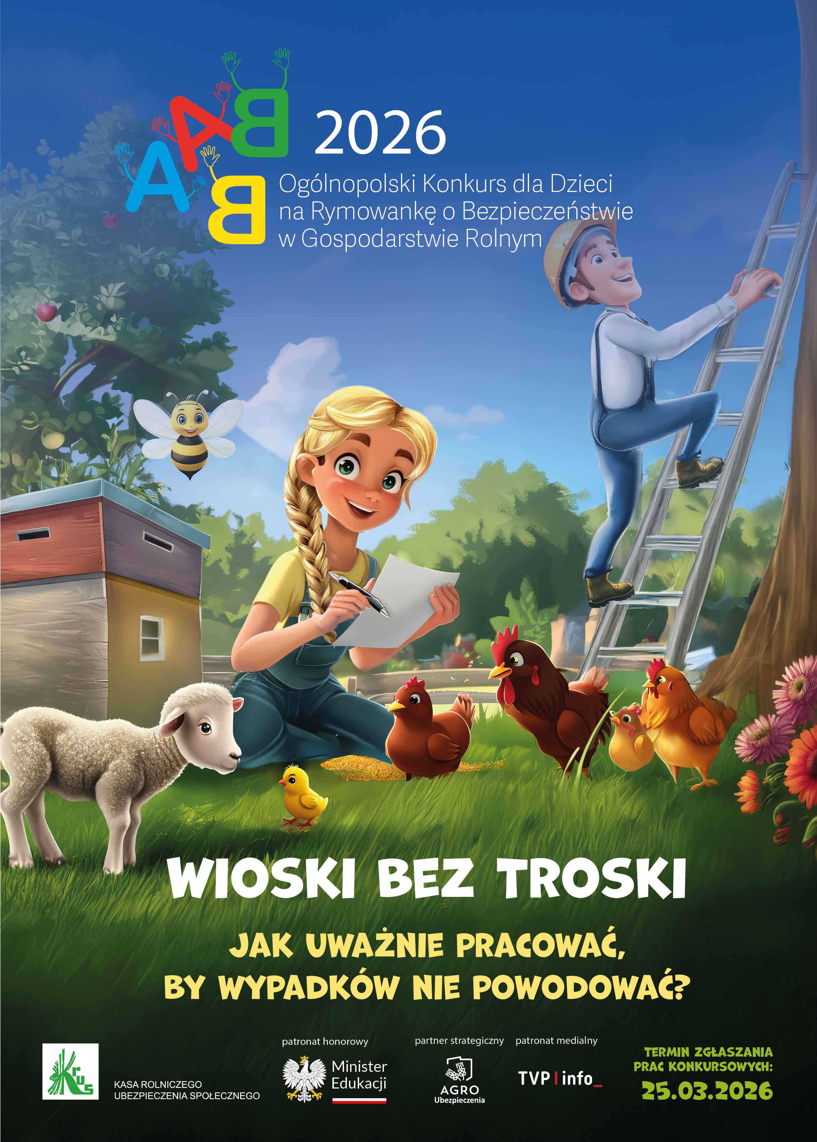 Plakat promujący konkurs, więcej szczegółów w treści ogłoszenia.