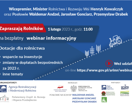 Bezpłatny webinar dla rolników
