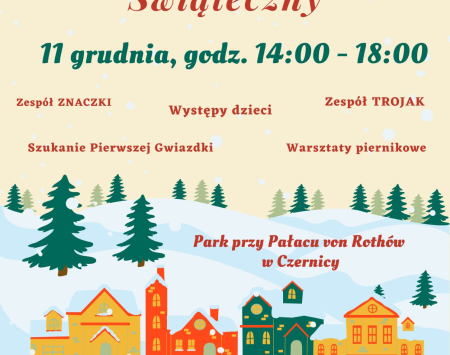 Zapraszamy na Gminny Jarmark Świąteczny
