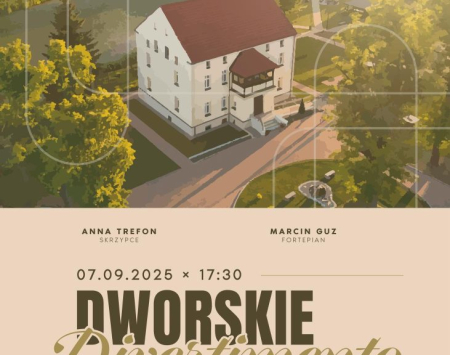 Zaproszenie na koncert "DWORSKIE DIVERTIMENTO" w Łukowie Śląskim