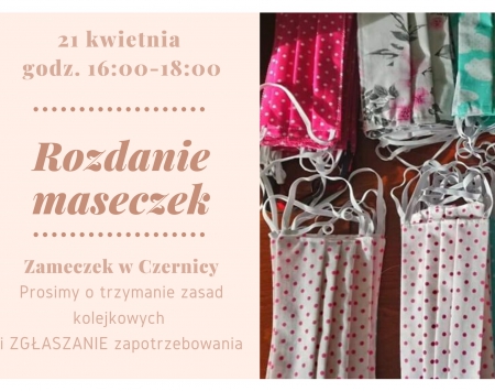 Maseczki dla mieszkańców Gminy Gaszowice