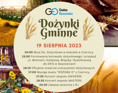 Zapraszamy na dożynki gminne 2023