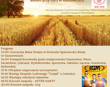 Zapraszamy na DOŻYNKI GMINNE 2022