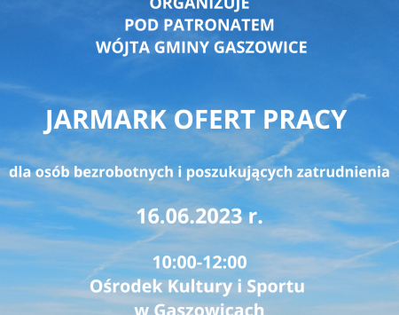 Zapraszamy na Jarmark Ofert Pracy