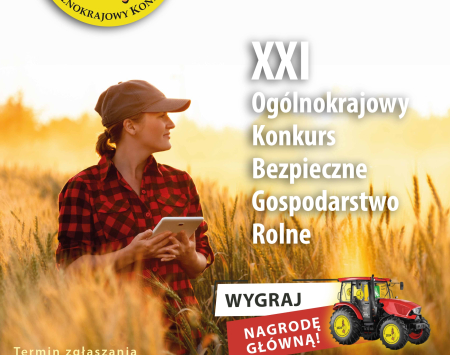 Komunikat KRUS - Konkurs Bezpieczne Gospodarstwo Rolne 2024 rozpoczęty!