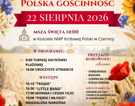 Wójt Gminy Gaszowice zaprasza na wydarzenie "Z korzeni jednej ziemi: Czeski humor, Polska gościnność"