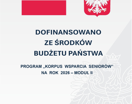 PROGRAM „KORPUS WSPARCIA SENIORÓW” NA ROK 2026 – MODUŁ II