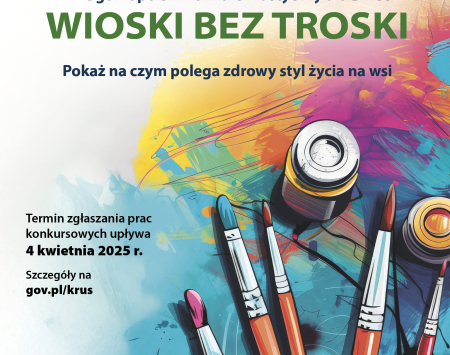Zapraszamy dzieci z terenów wiejskich do udziału w konkursie plastycznym - czekają atrakcyjne nagrody