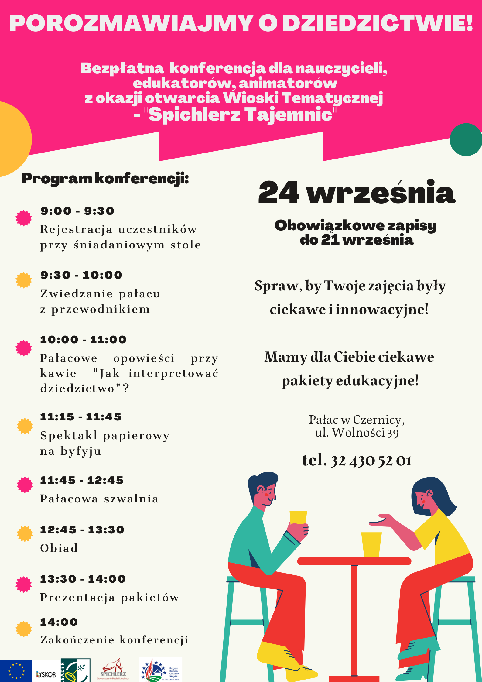 Porozmawiajmy od dziedzictwie - bezpłatna konferencja dla nauczycieli, edukatorów i animatorów