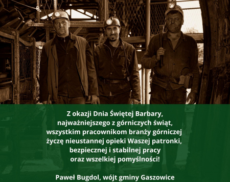 Szczęść Boże Górnikom!