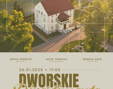Zaproszenie na koncert w Dworze w Łukowie Śląskim